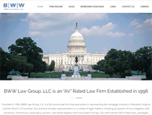 Tablet Screenshot of bww-law.com